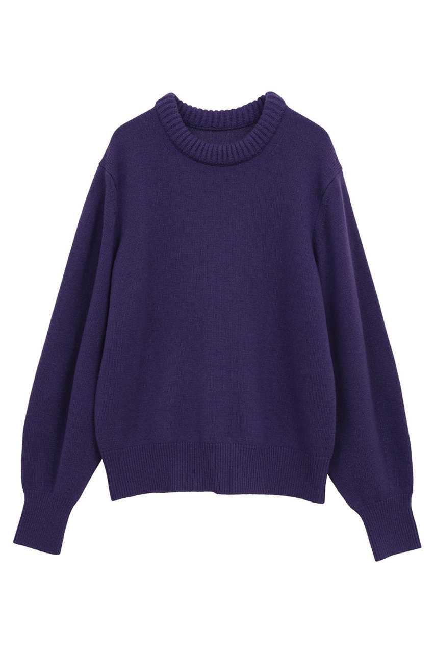 martinique 【l'heritage martinique】クルーネックプルオーバー (パープル, F) マルティニーク ELLE SHOP martinique 【l'heritage martinique】クルーネックプルオーバー (パープル, F) マルティニーク ELLE SHOP