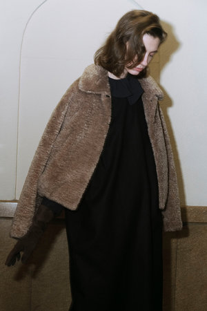 マルティニーク/martiniqueのフェイクファーブルゾン(110800/110802)