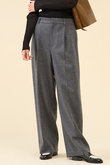 ウールジャージーワイドパンツ(セットアップ可)