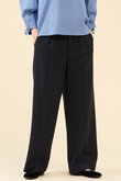 ウールジャージーワイドパンツ(セットアップ可)