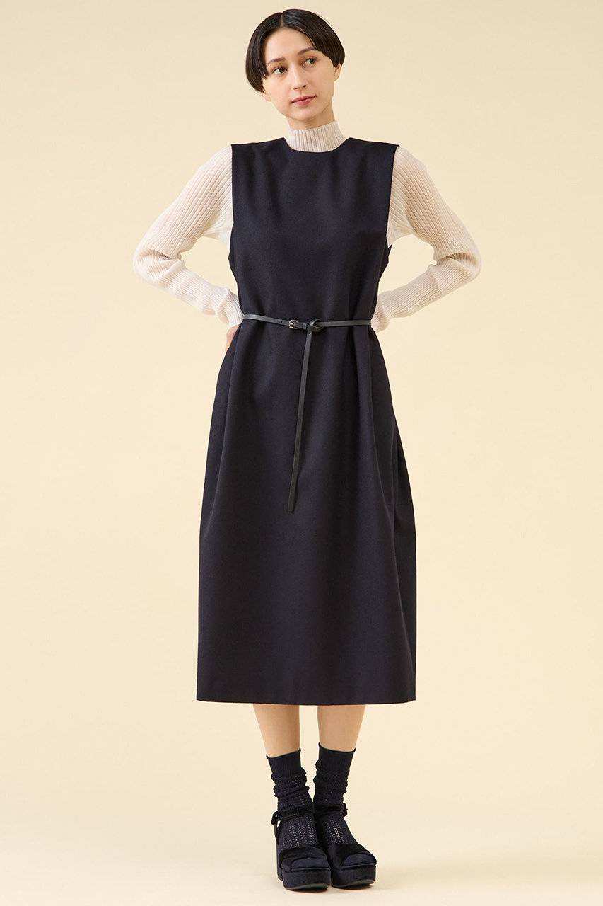 martinique フラノワンピース (ネイビー, F) マルティニーク ELLE SHOP martinique フラノワンピース (ネイビー, F) マルティニーク ELLE SHOP