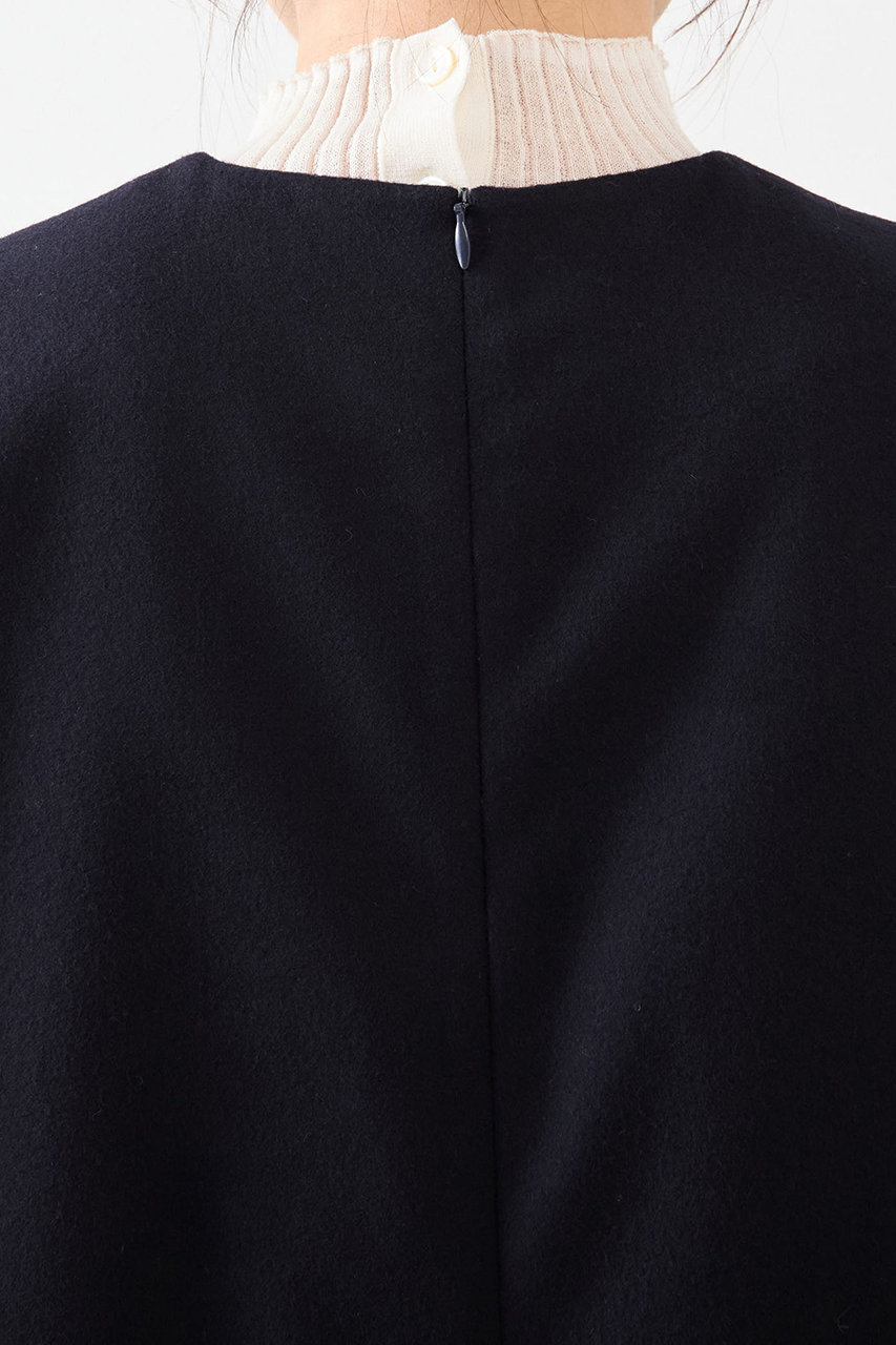 martinique(マルティニーク)｜フラノワンピース/ネイビー の通販