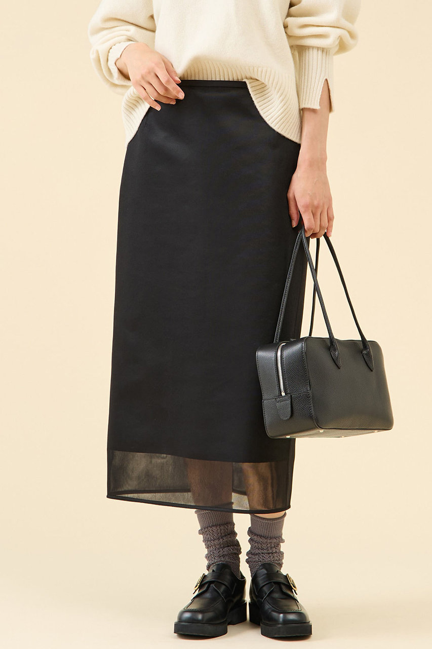 martinique シアーダンボールスカート (ブラック, 1) マルティニーク ELLE SHOP martinique シアーダンボールスカート (ブラック, 1) マルティニーク ELLE SHOP