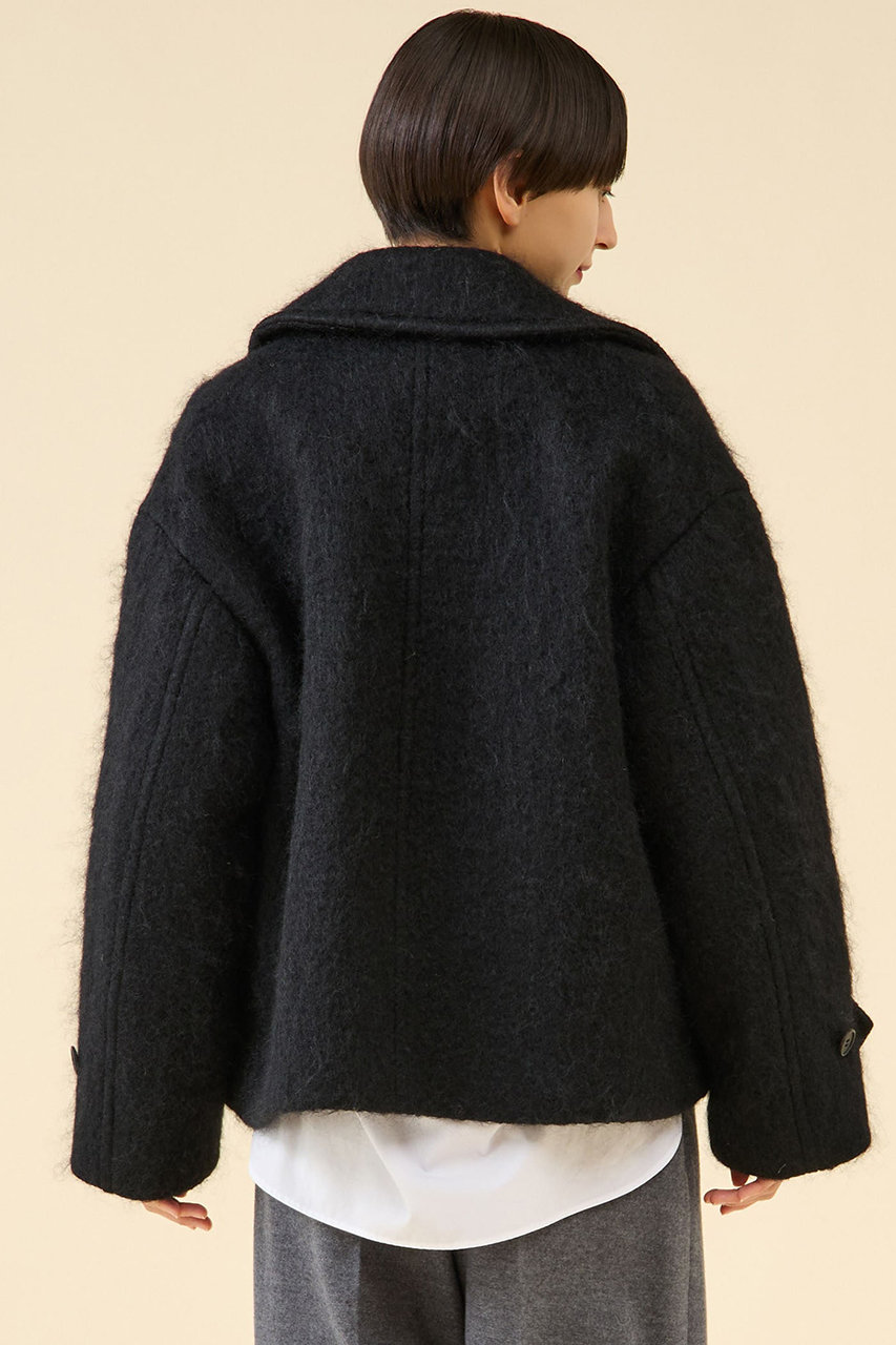 martinique(マルティニーク)｜シャギーピーコート/ブラック の通販  