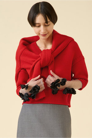 マルティニーク/martiniqueのローゲージウールプルオーバー(アンサンブル可)(110300/110301)