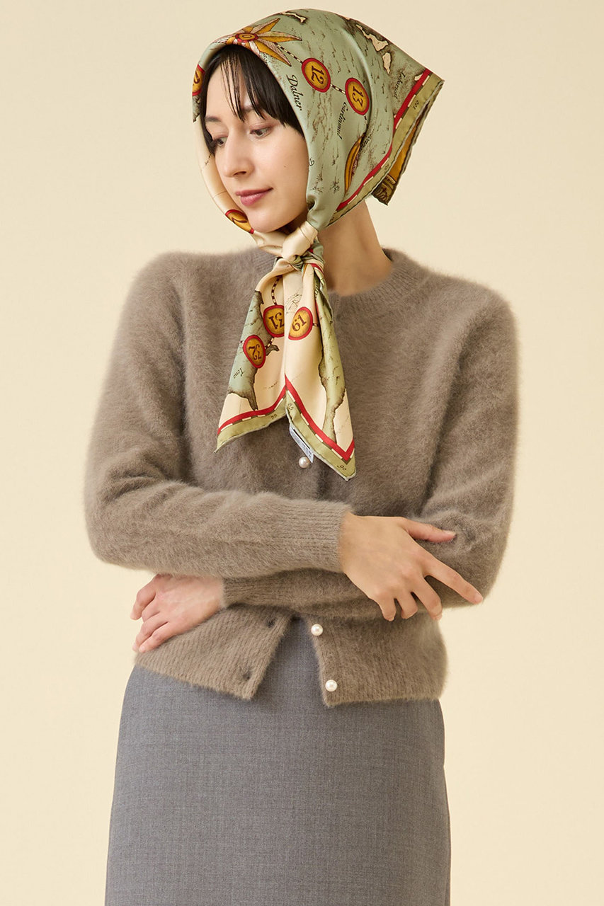 martinique FOXカシミヤパールカーディガン(一部WEB限定カラー ) (トープ, F) マルティニーク ELLE SHOP