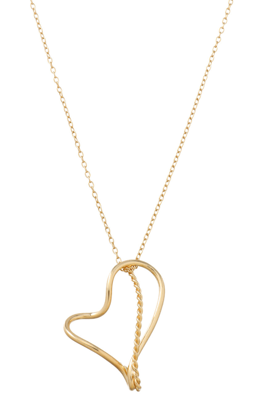 【BAR JEWELLERY】DANHE-CHA-187G ハートネックレス