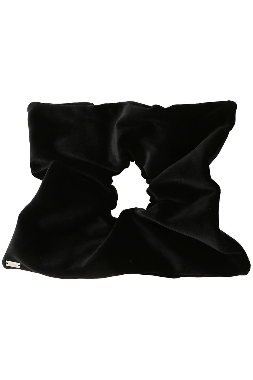 マルティニーク/martiniqueの【heyep】ベロアスクエアシュシュ(ブラック/A0362PAC145)