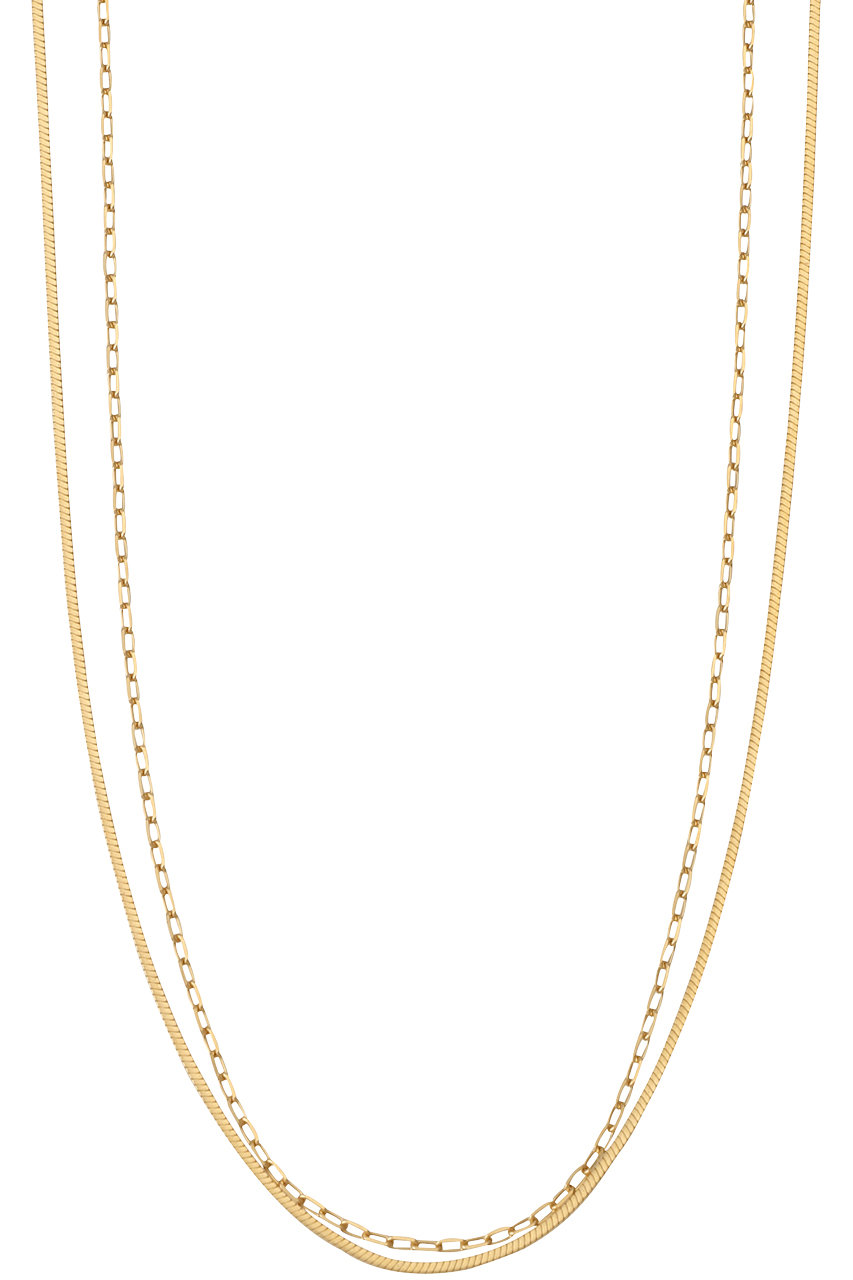 マルティニーク/martiniqueの【MARIHA】Silent Rainネックレス2連40cm(ゴールド/A0362PAC902)