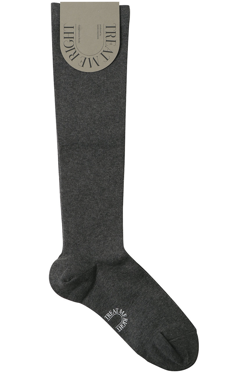 マルティニーク/martiniqueの【TREAT ME RIGHT】COTTON COMPRESSION ソックス(グレー/A0362PSC151)
