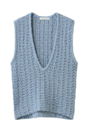 マルティニーク/martiniqueのツィーディーニットジレ