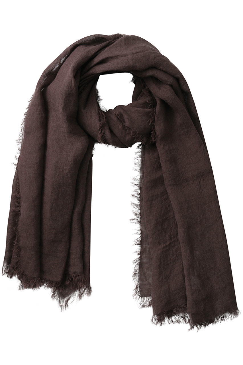 マルティニーク/martiniqueの【ASAUSE MELER】リネンストール(ブラウン/A0362PSE111)