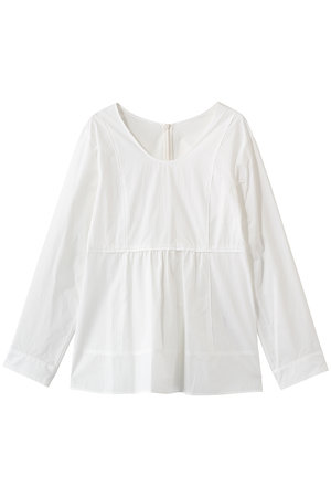 マルティニーク/martiniqueのタイプライタークルーペプラムブラウス(110400/110403)