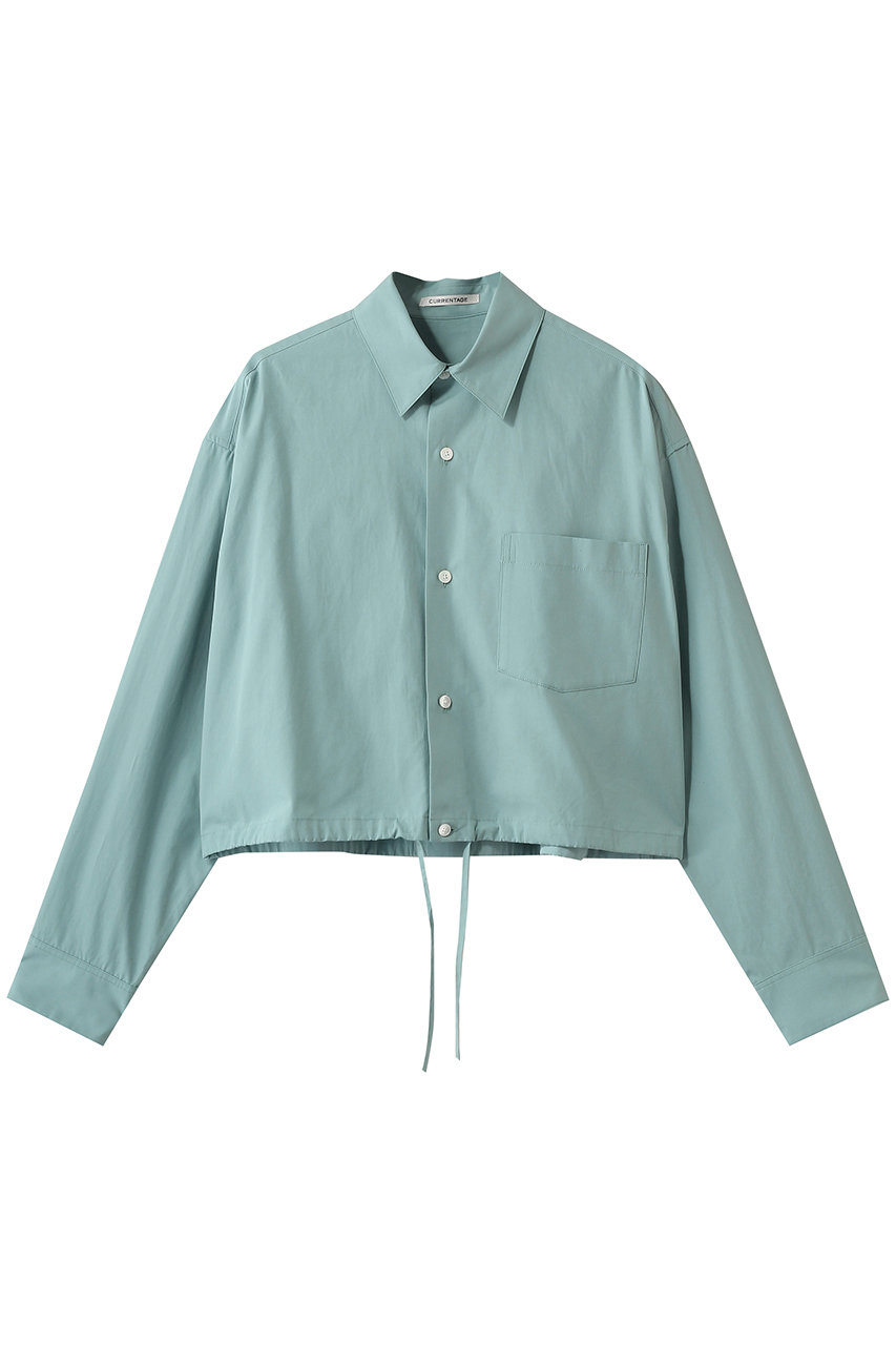 マルティニーク/martiniqueの【CURRENTAGE】タイプライターシャツブルゾン(グリーン/A2561FB 206)