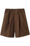 【CURRENTAGE】タイプライターショートパンツ マルティニーク/martinique ブラウン