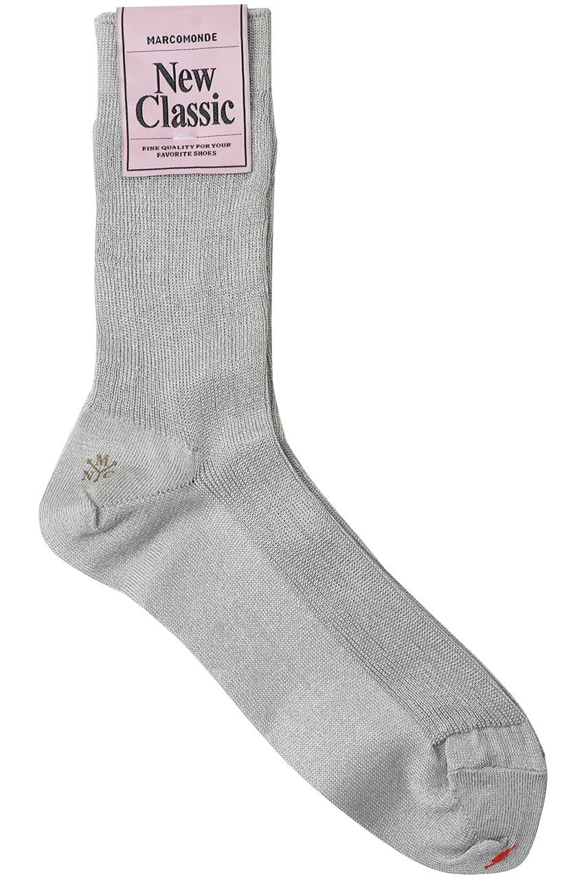 マルティニーク/martiniqueの【MARCOMONDE】グリッターリブソックス(シルバー/A0362PSC171)