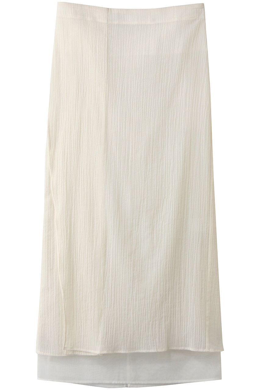 マルティニーク/martiniqueの【CURRENTAGE】バイカラースカート(ホワイト/A2561FS 211)