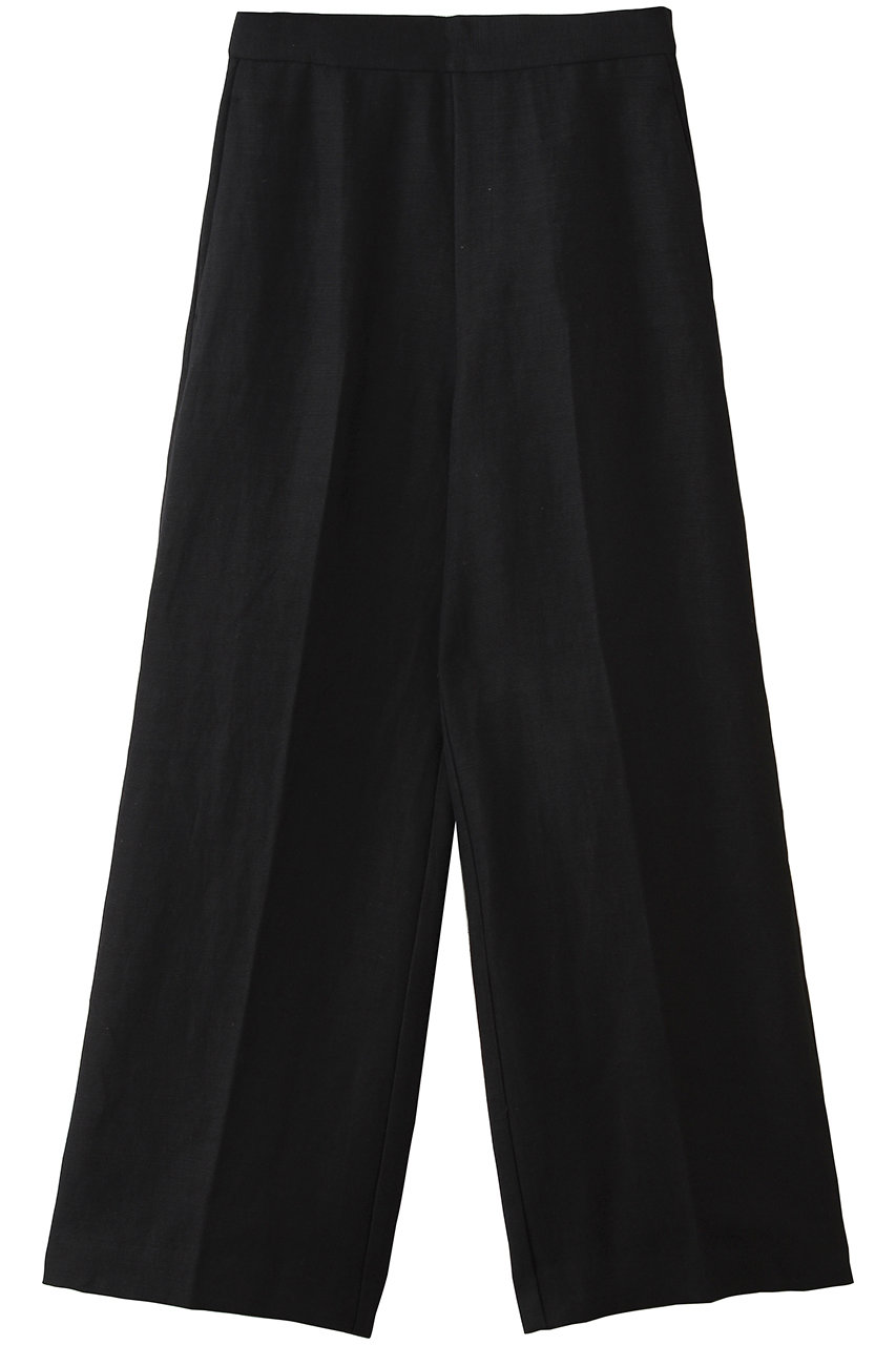 マルティニーク/martiniqueのソフトリネンテーパードパンツ(セットアップ可)(ブラック/A0361FP 354)