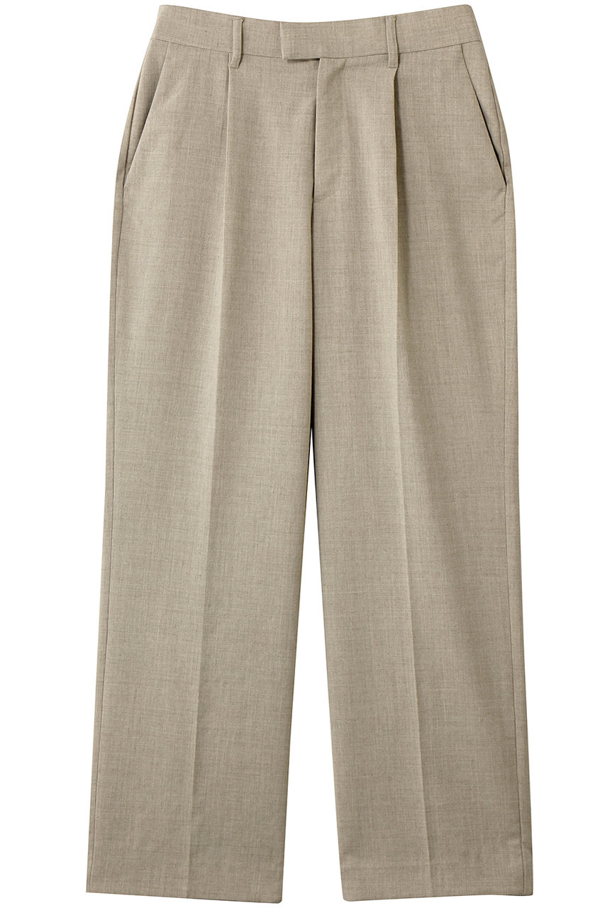 マルティニーク/martiniqueのワンタックストレートパンツ(セットアップ可)(ナチュラル/A0361FP 321)