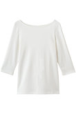 <定番>フライス5分袖ボートTシャツ