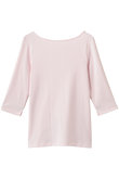 <定番>フライス5分袖ボートTシャツ