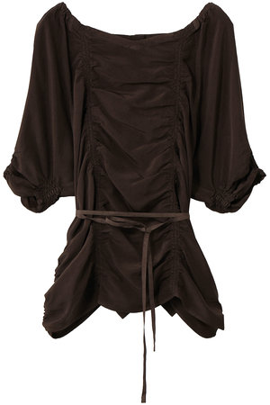 マルティニーク/martiniqueの【CURRENTAGE】ピースダイイングキュプラブラウス(110400/110402)