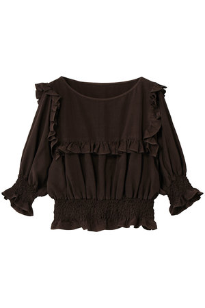 マルティニーク/martiniqueの【CURRENTAGE】ピースダイイングキュプラブラウス(110400/110402)