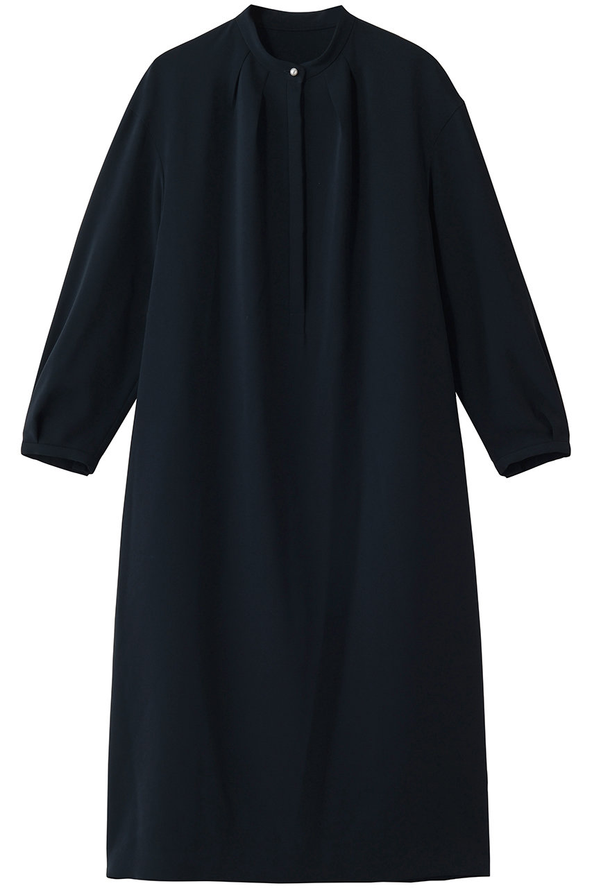 マルティニーク/martiniqueの平二重ストレッチコクーンワンピース(ネイビー/A0361FA 356)