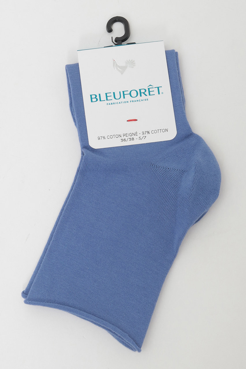 マルティニーク/martiniqueの【BLEUFORET】ソックス(ブルー/A0362PSC161)