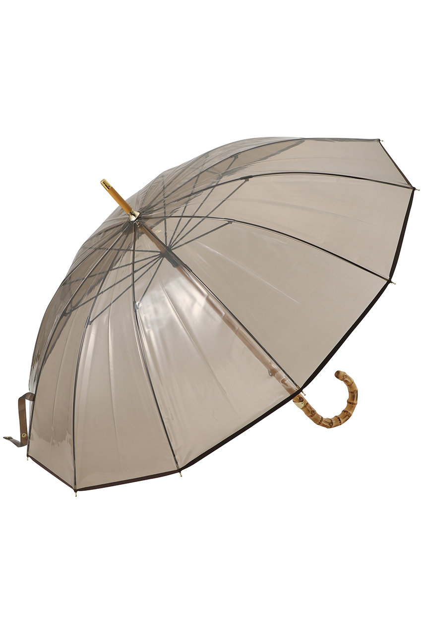 マルティニーク/martiniqueの【Traditional Weatherwear】クリア長傘(ブラウン/A0362PE 412)