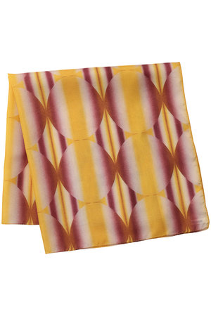 マルティニーク/martiniqueの【CURRENTAGE】シルクスカーフ(140100/140103)