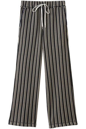 マルティニーク/martiniqueの【CURRENTAGE】ニッティングラッセルジャージーストライプパンツ(110600/110601)