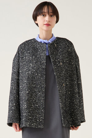 マルティニーク/martiniqueのノーカラーコート(110900/110902)