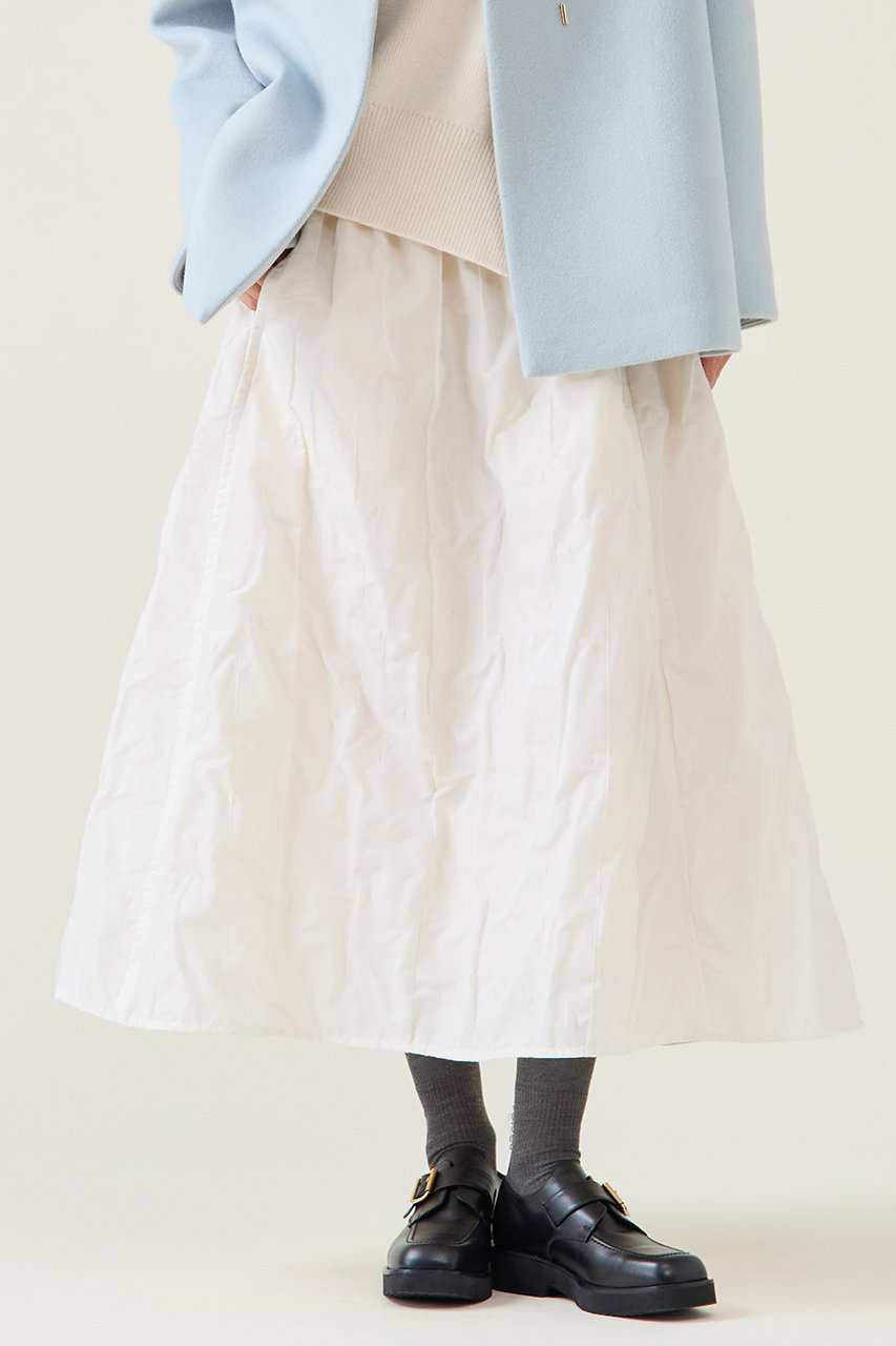 マルティニーク/martiniqueの【予約販売】ジャガード2wayフレアスカート(セットアップ可)(ホワイト/A0361FS 043)