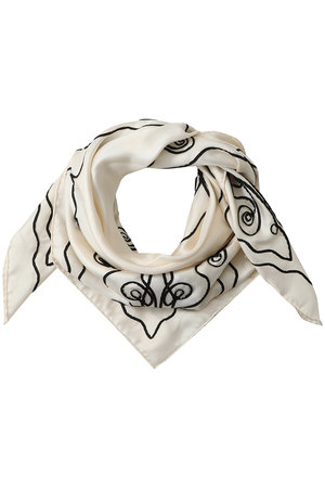 マルティニーク/martiniqueの【ASAUCE MELER】テープエンブロイダリースカーフii