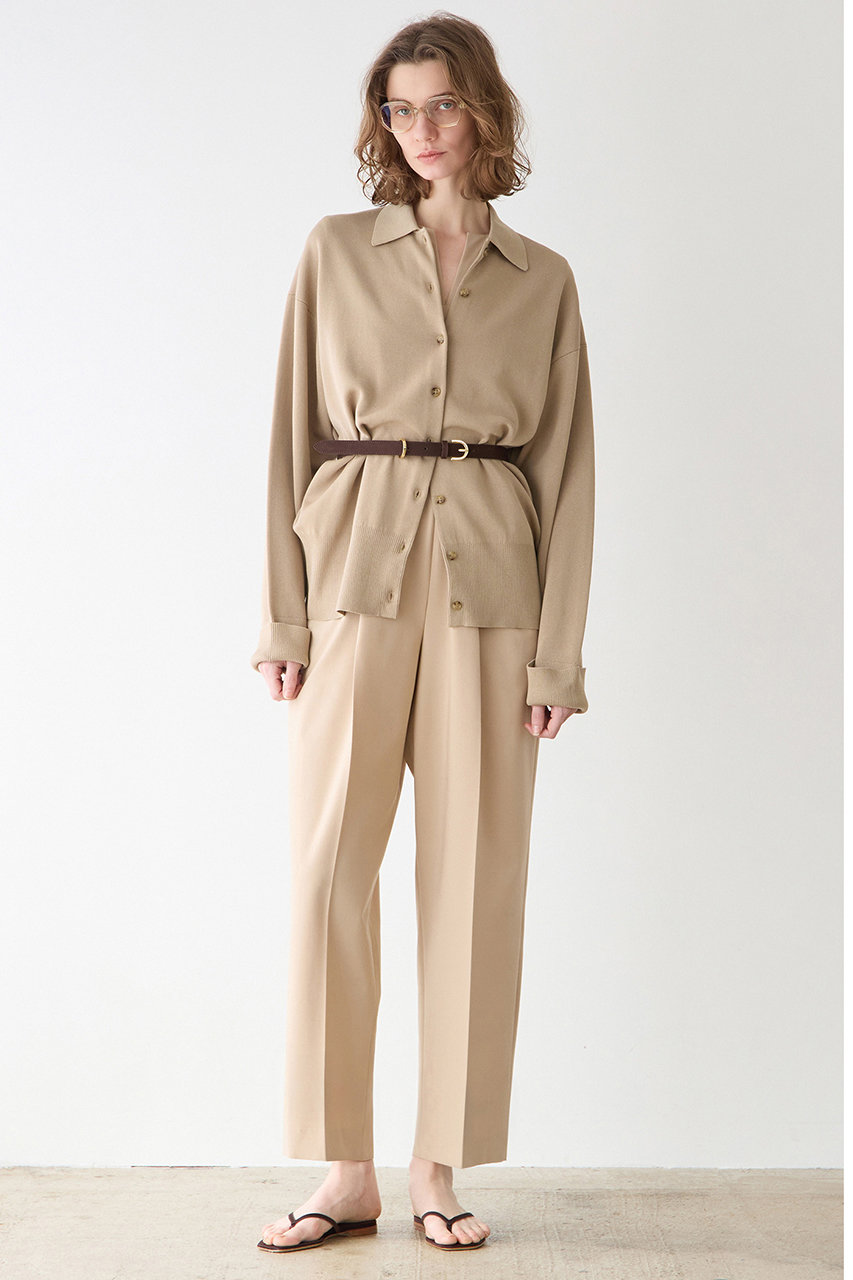 【45R】ベージュ ノースリーブ オールインワン martinique(マルティニーク)｜【予約販売】ノースリーブオールインワン