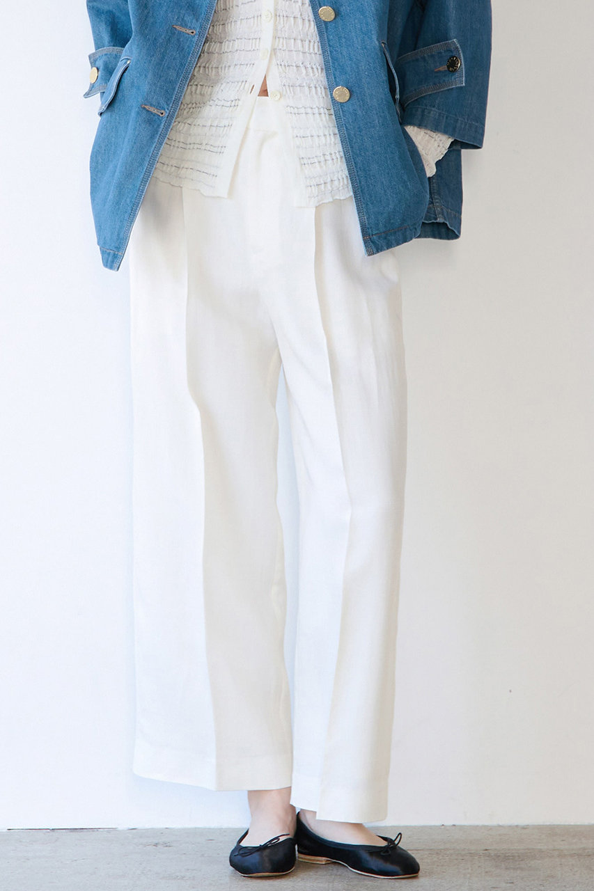 スラブタックワイドパンツ