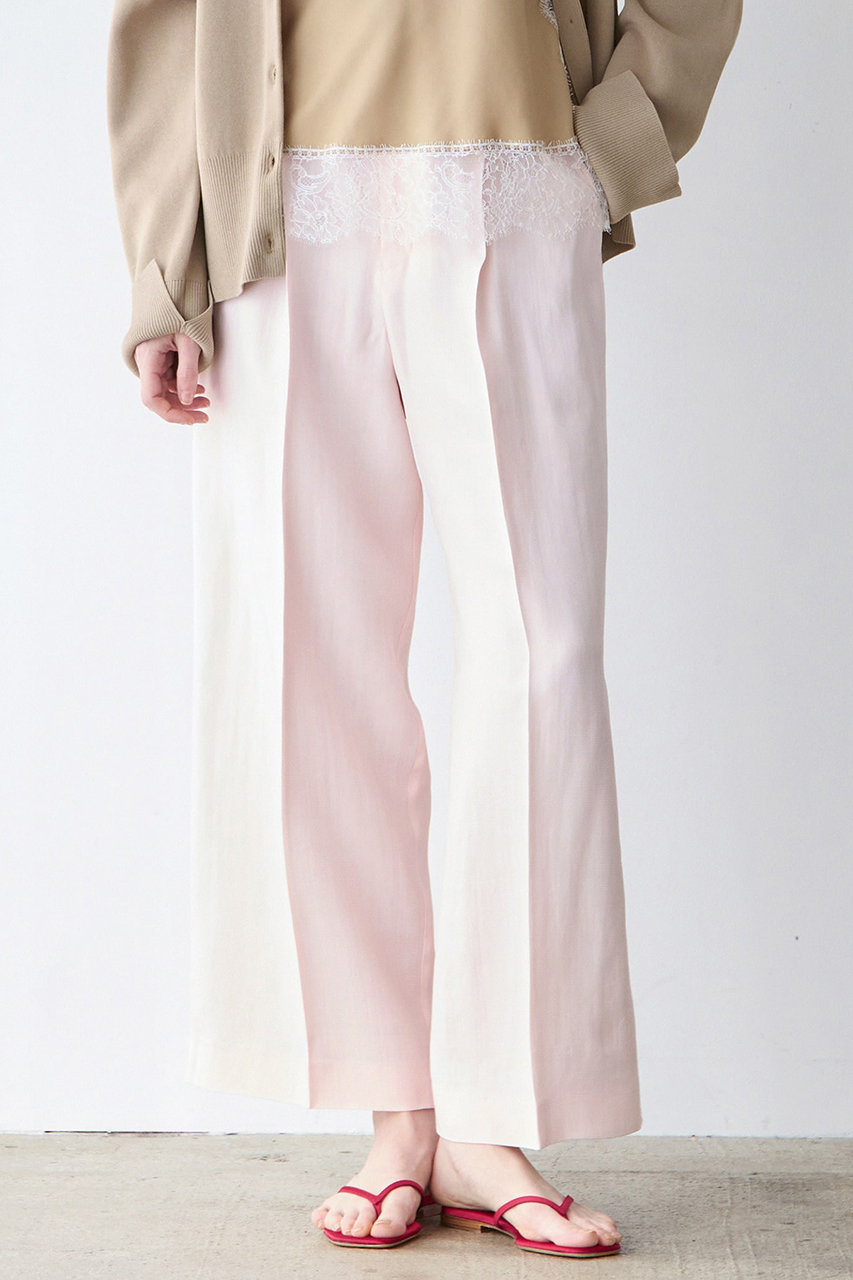 マルティニーク/martiniqueの【予約販売】スラブタックワイドパンツ(ピンク/A0361FP 241)