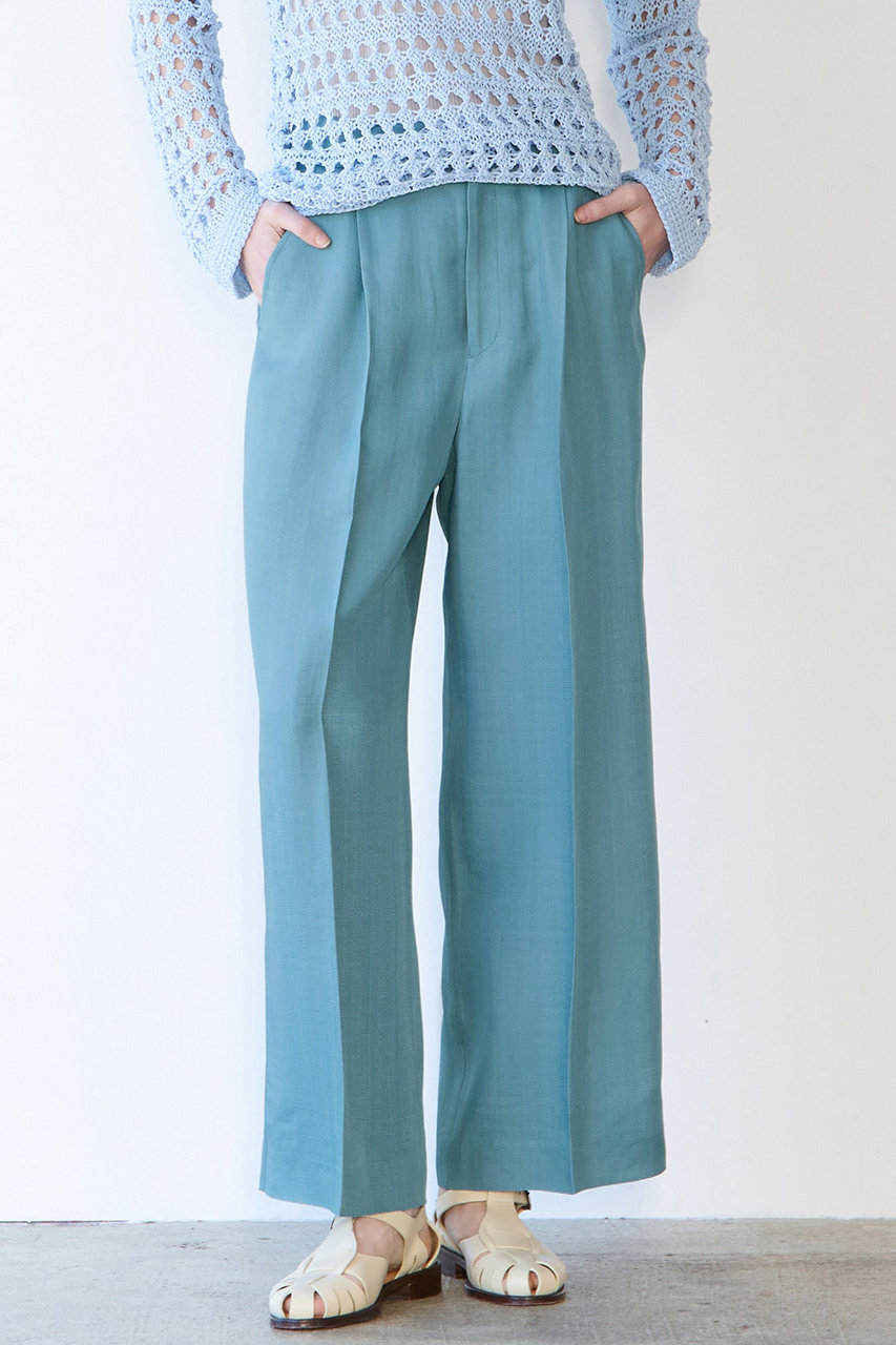 スラブタックワイドパンツ