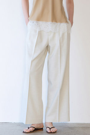 マルティニーク/martiniqueの【予約販売】タックパンツ(セットアップ可)