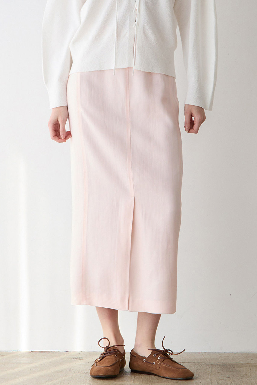 スラブペンシルラインスカート