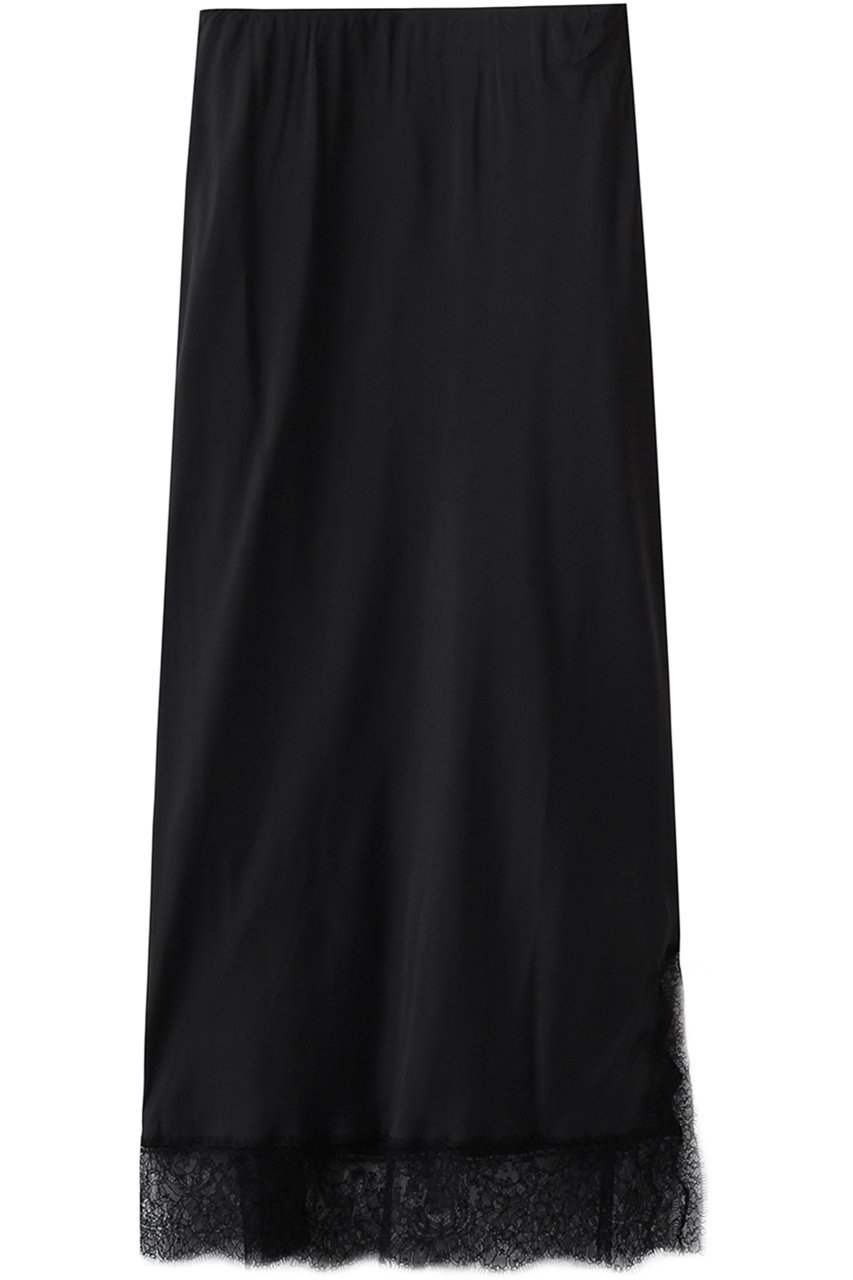 マルティニーク/martiniqueのリバーレースバイヤススカート(ブラック/A0361FS 249)