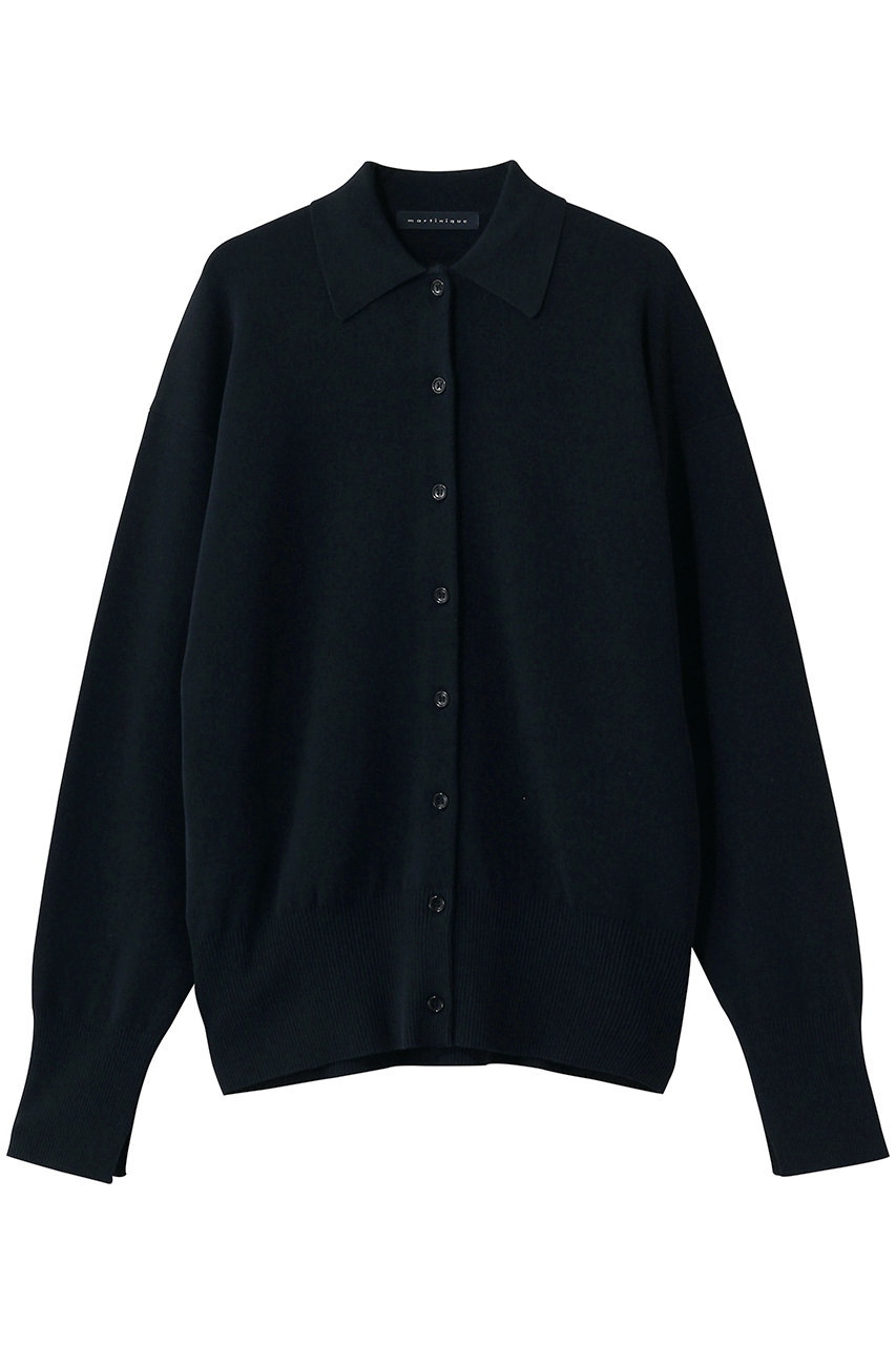 マルティニーク/martiniqueのスポンディッシュポロカーディガン(ネイビー/A0361KCD211)