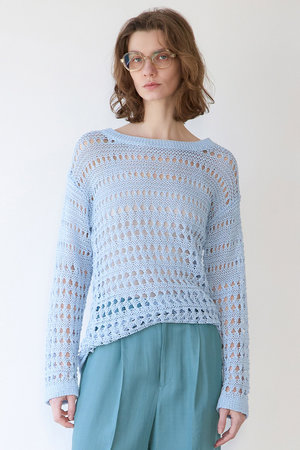 マルティニーク/martiniqueの【予約販売】ライトメッシュニット