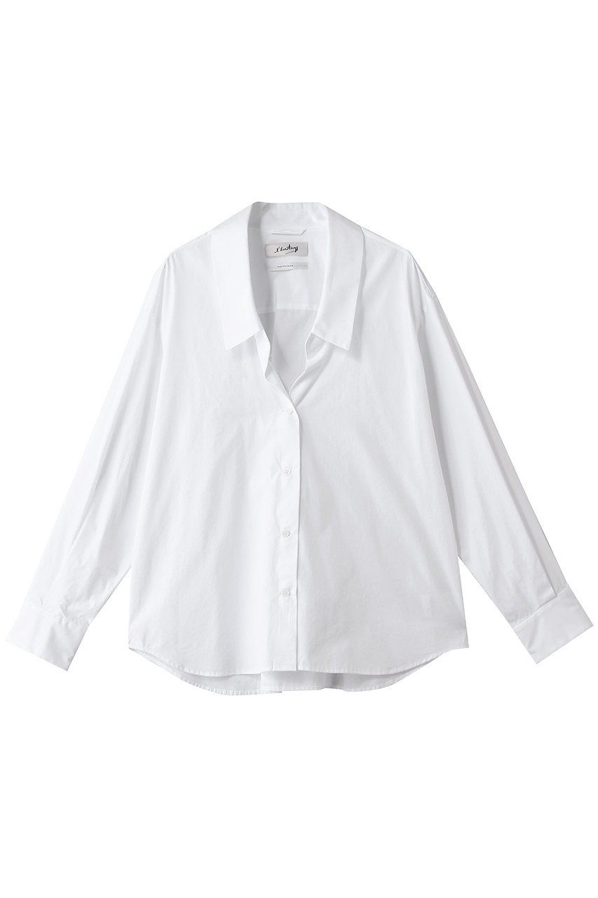 マルティニーク/martiniqueの【l’heritage martinique】コットンポプリンシャツ(ホワイト/A0361FB 364)