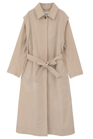 マルティニーク/martiniqueの【予約販売】【l’heritage martinique】テクニカルコットンタフタステンカラーコート(110900/110903)