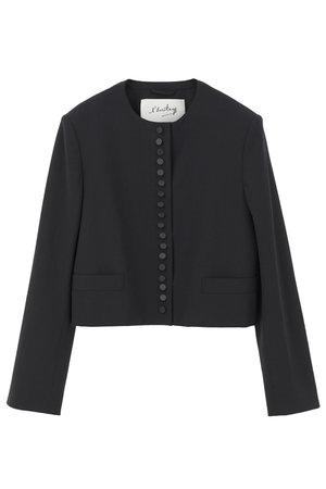 マルティニーク/martiniqueの【予約販売】【l’heritage martinique】T/W 2WAYストレッチクルーネックジャケット