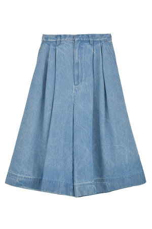 マルティニーク/martiniqueの【予約販売】【l’heritage martinique】ウォッシュドブリーチデニムバミューダパンツ