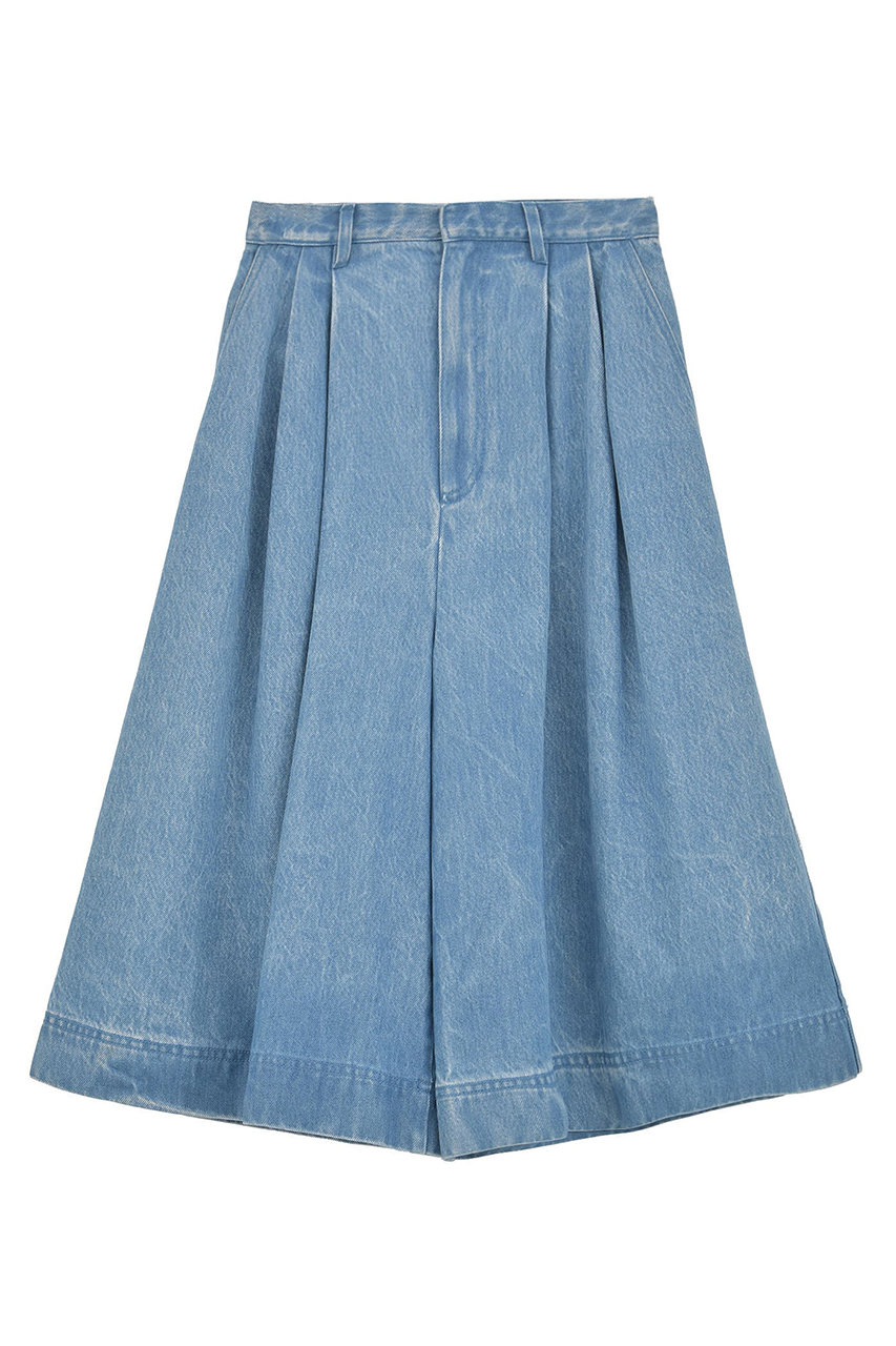 マルティニーク/martiniqueの【予約販売】【l’heritage martinique】ウォッシュドブリーチデニムバミューダパンツ(インディゴ/A0361FP 263)