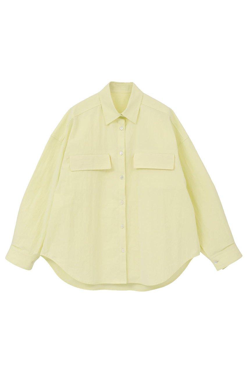マルティニーク/martiniqueの【予約販売】ウェザークロス/ストライプビッグシャツ(セットアップ可)(イエロー/A0361FB 350)